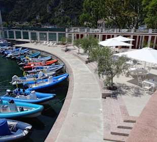 Impressionen von der Terrasse des Restaurants