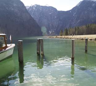 Königssee vom Bootsanleger gesehen