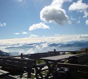 Blick von Terrasse der Millstätterhütte