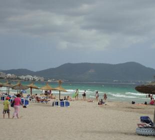 Blick auf den Strand