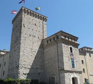 Die Wasserburg Rocca di Riva in Riva del Garda