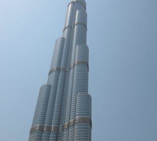 Die Spitze des Burj Dubai