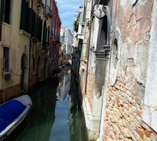 Die Kanäle in Venedig