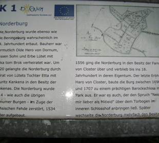 Infotafel am Torhaus