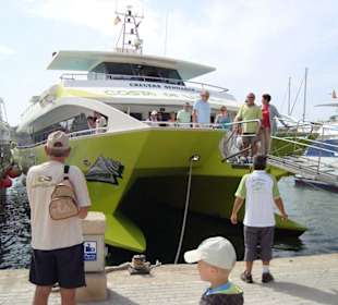 Ausflug mit dem Glasbodenboot