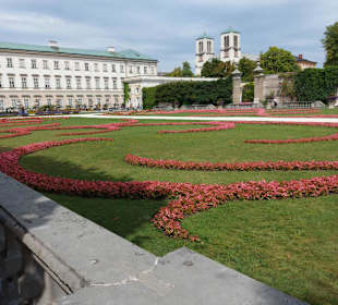 Garten Mirabell mit Schloss