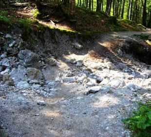 Durch kleine Schluchten