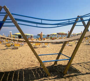 Kostenpflichtiger Strandbereich