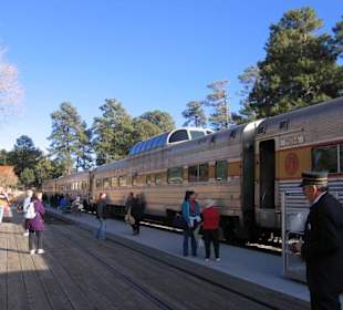 Zugfahrt zum Grand Canyon