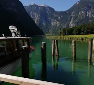 Fahrt mit Schiff über den Königsee