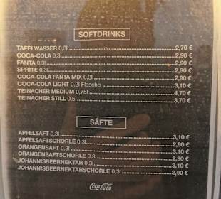 Speisekarte außen