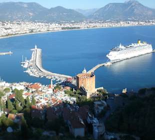 Blick auf Alanya
