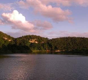 Floßfahrt auf dem Chavon