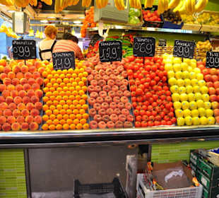 Auswahl freischer Früchte