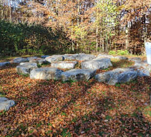 Steinspirale (Gleichgewichtsübung)