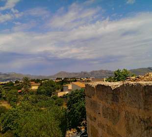 Von der Stadtmauer aufgenommen