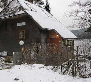 Seecafé im Winter