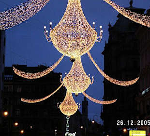Graben Weihnachtsbeleuchtung