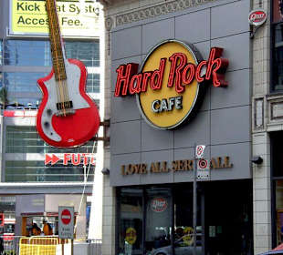 Yonge Street, Hard Rock Cafe.