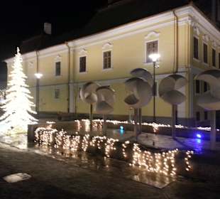 Theaterplatz / Piata Teatrulu (in winter)