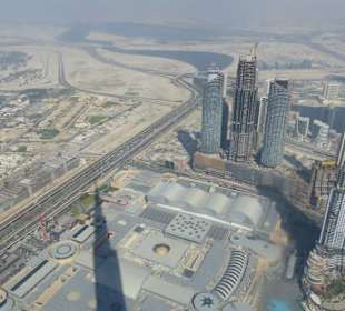 Blick vom Burj Khalifa