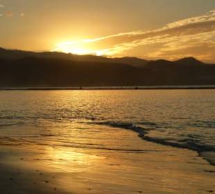 Sonnenuntergang an der Playa de las Canteras