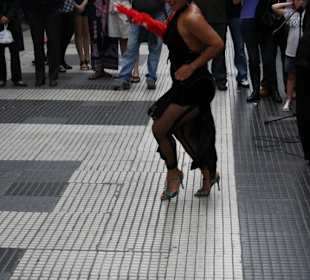 Tangotänzer auf der La Florida