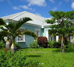 Das alte Herrenhaus der Rum-Destillerie