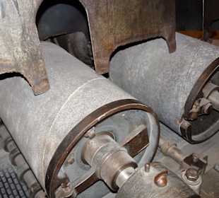 Schleifscheiben für die Glättung des Schiefers