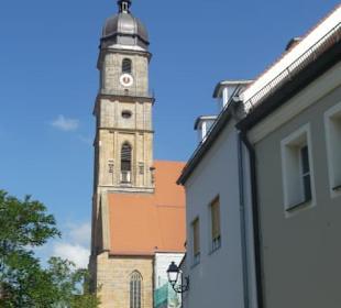 Amberg: Blick von der Vils auf St. Martin