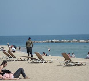 Barceloneta Strand von Barcelona