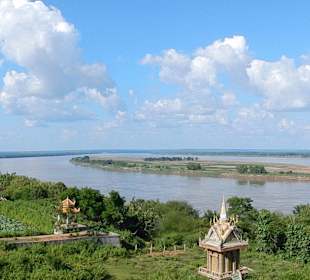 Ausblick über den Mekong