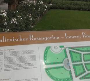 Innerer italienischer Rosengarten