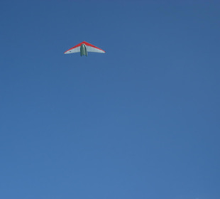 Fliegendes Schlauchboot