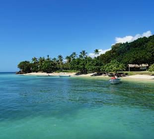 Blick auf die Bacardi Insel