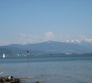 Mit Blick nach Bregenz