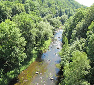 Blick von der Göltzschtalbrücke