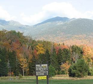 Beginn der Straße zum Mount Washington