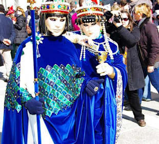 Kostüme-Masken-Show Venedig 2011