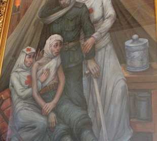 Fresko im Turm von San Martino