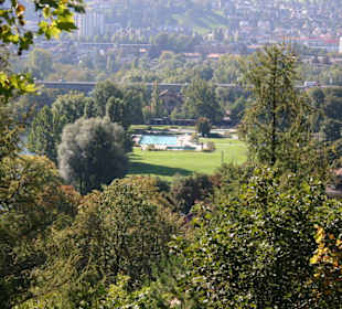 Marzilibad von der Bundesterrasse aus