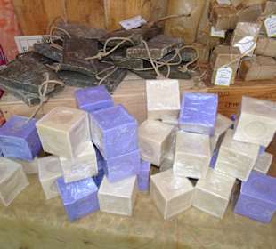 Seife aus Marseille auf dem Handwerkermarkt Cassis