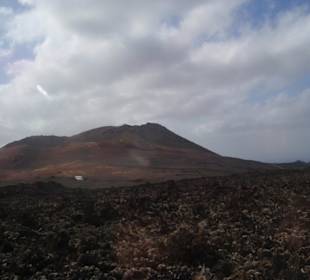 Schöner Ausblick über Timanfaya