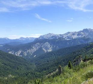 Bei der Wanderung Osterfelderkopf-Hochalm-Kreuzeck