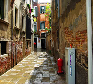 Wetter wird besser hier Seitengasse