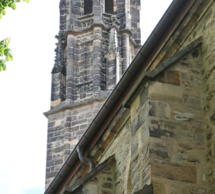 Bei der ehemaligen Barfüßerkirche in Erfurt