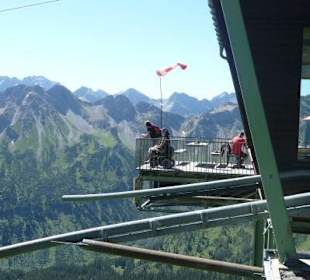 Fellhorn, Blick von der Gipfelstation