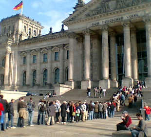 Wartezeiten am Bundestag