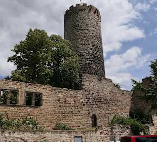 Parkplatz vor der Burg