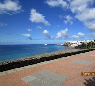 Hafen Morro Jable von der Dünne